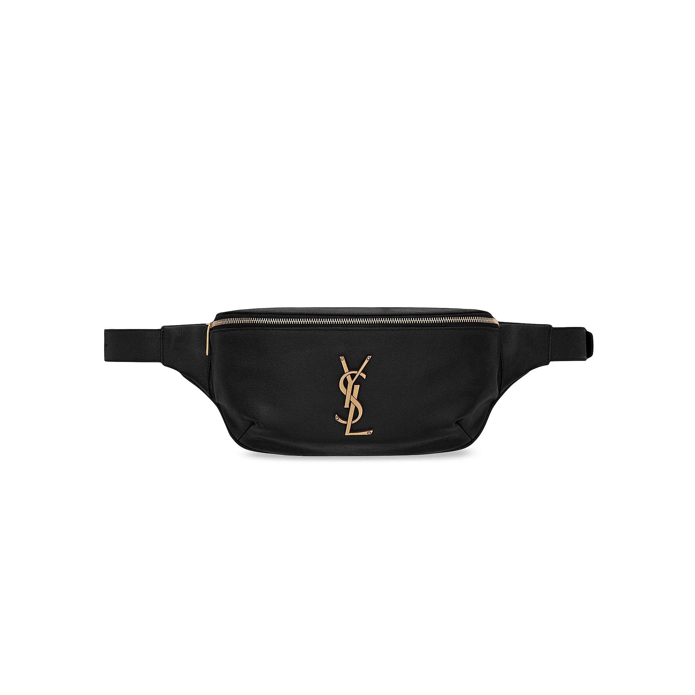 Y*L cassandre classic belt bag in grain de poudre embossed leather (25*14*3.5cm)